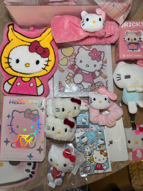 Bubblegum Kitty Club Box 🎀 + LUXURY Gift - Large - Hello Kitty PINK Supreme