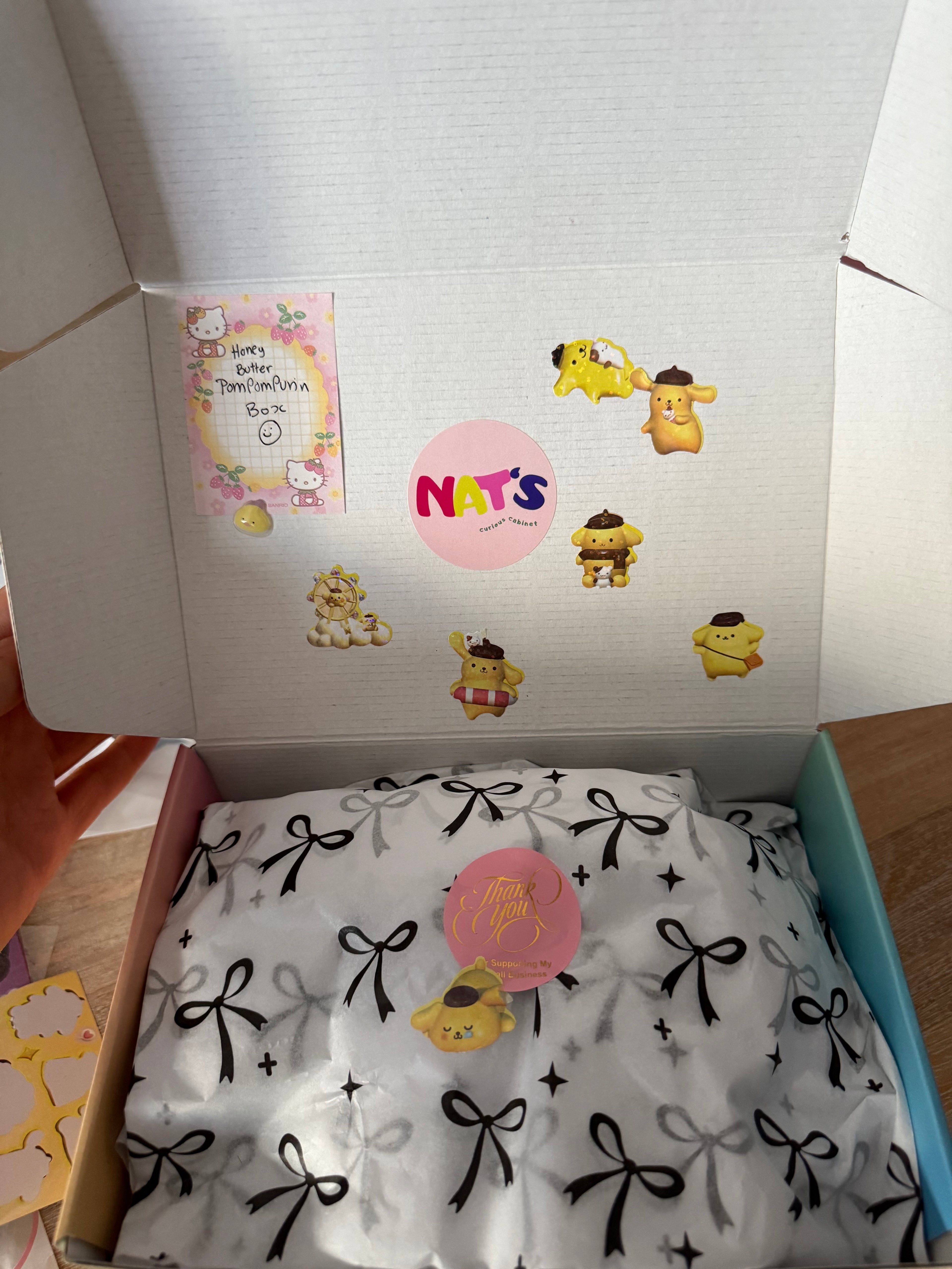 Honey PomPom Butter Box + SURPRISE GIFT✧ Medium  🍯 PomPompurin Collection💛