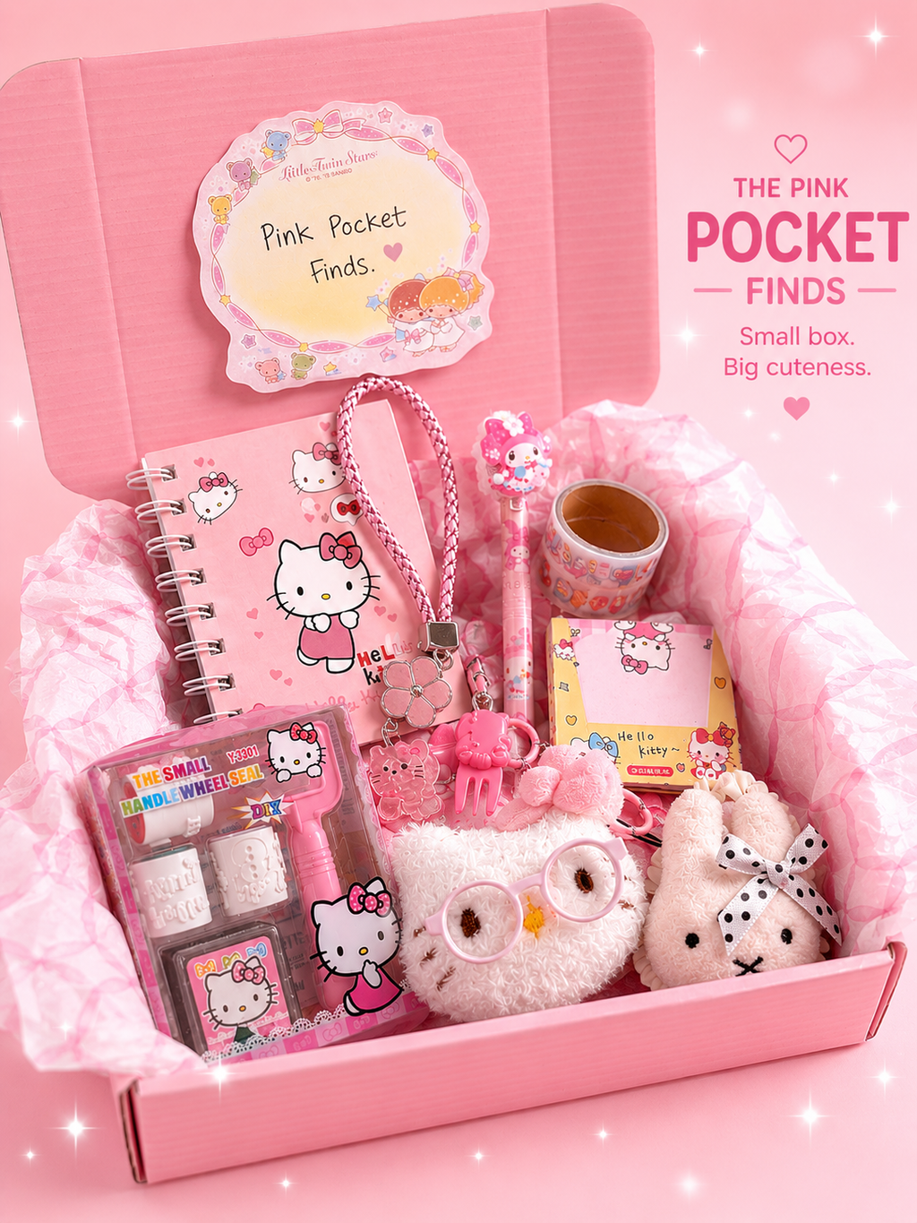 Pink Pocket Finds ✧  SMALL