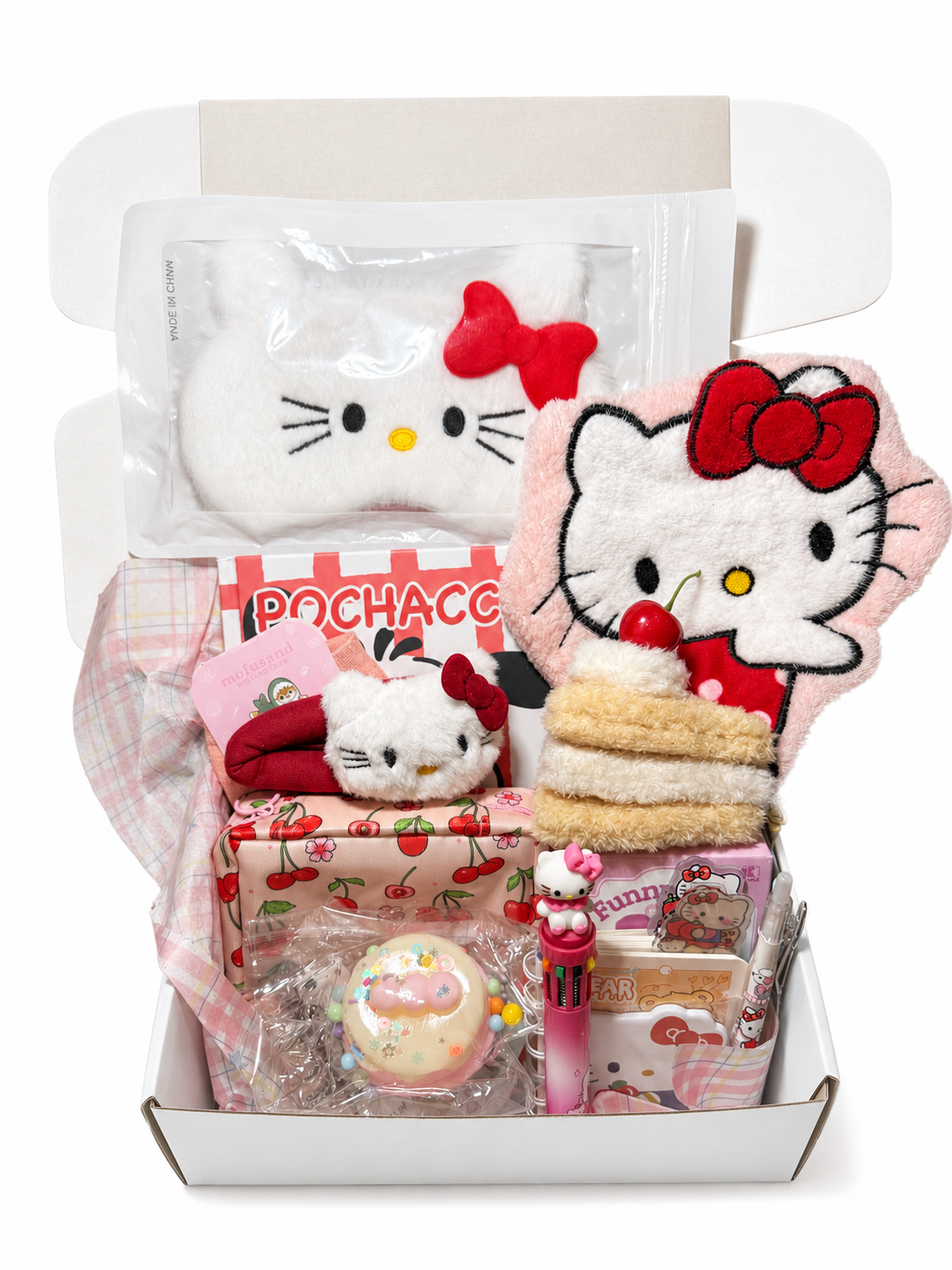 Cutie Kitty Pie Box 🍒✧ MEDIUM ✧ Hello Kitty Beauty & Stationary Gift