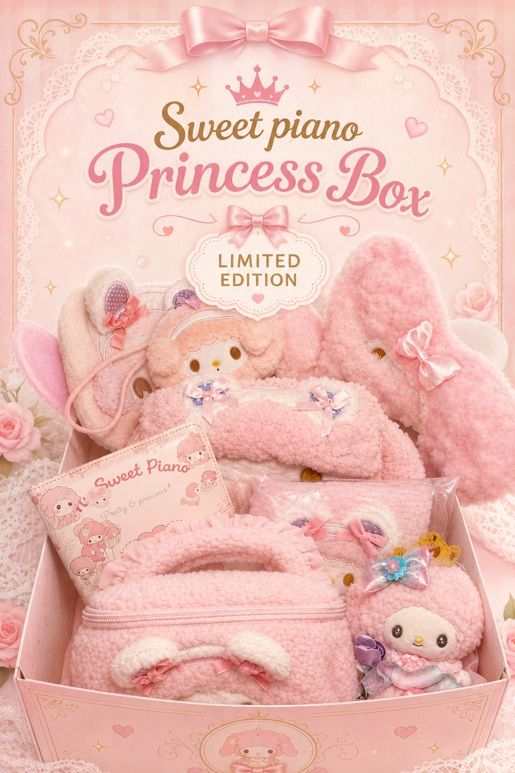 Sweet Piano Princess Box ✧ LARGE