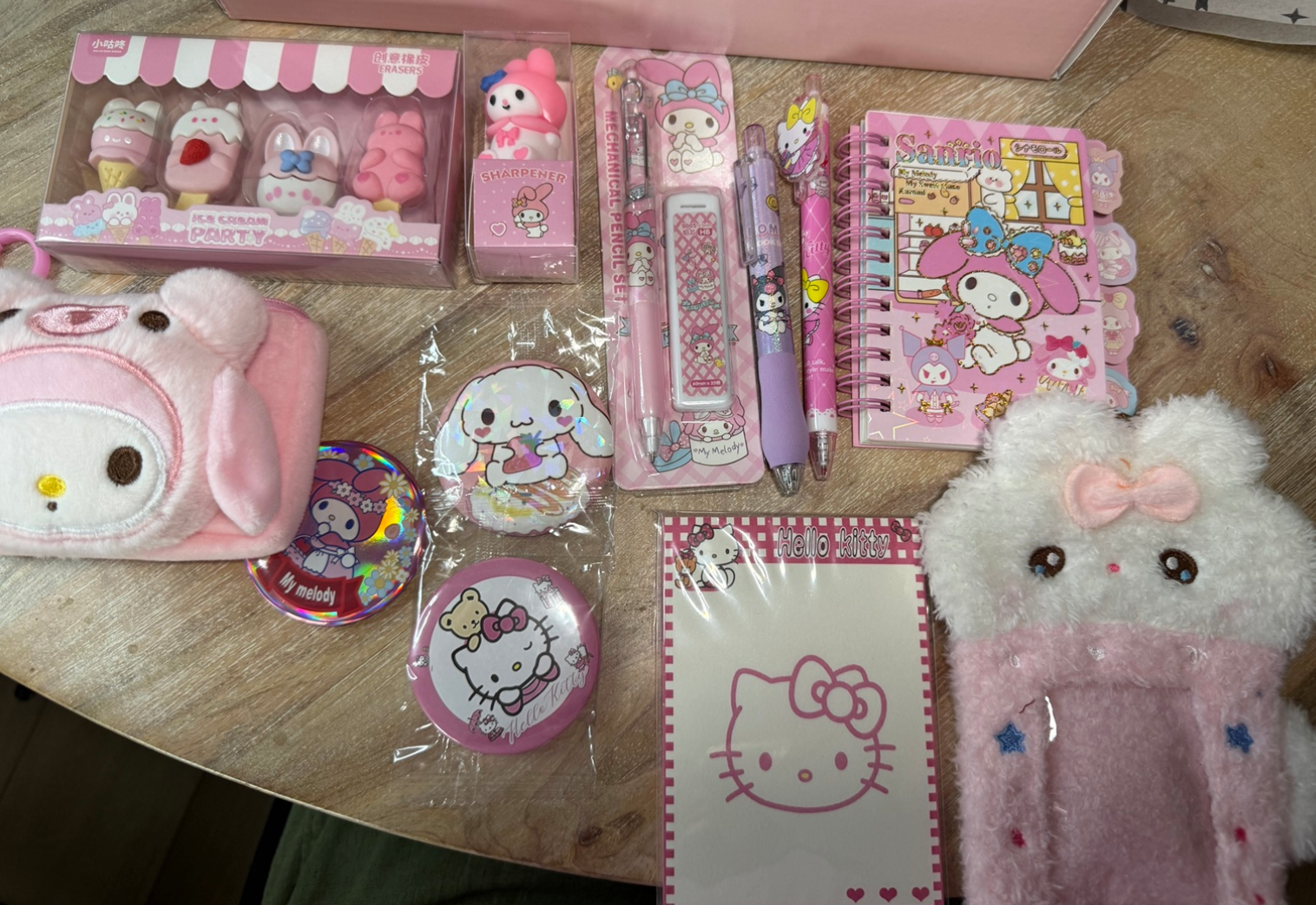 Pink Milky Way Box ✧ LARGE - Sweet Piano, MyMelody, Hello Kitty