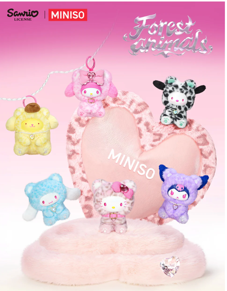 Miniso x Sanrio Forest Animal Friends Series | Mystery Blind Box Full Set